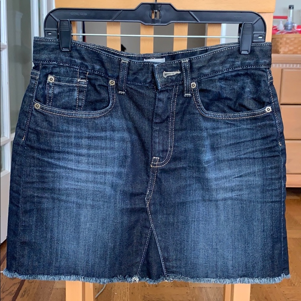 Gap mini jean skirt